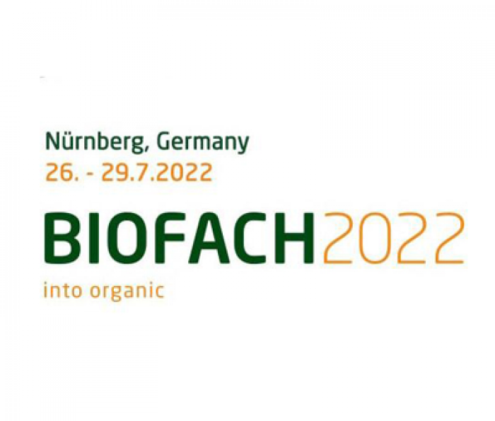 BIOFACH in Nuremberg,Germany , from 26-30/07/2022